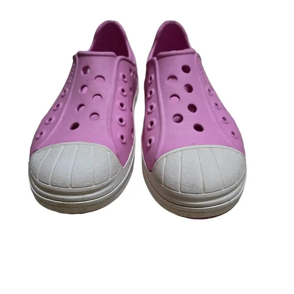 Crocs Girls Bump It Shoe Carnation/Oyster/pink Size US C12